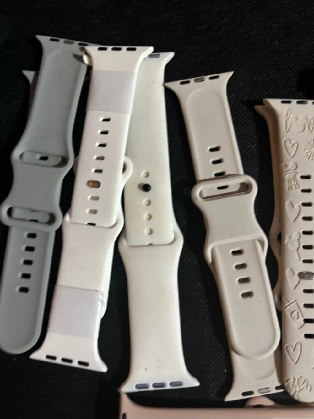 Assorted Apple Watch Bands - Pink & White Options